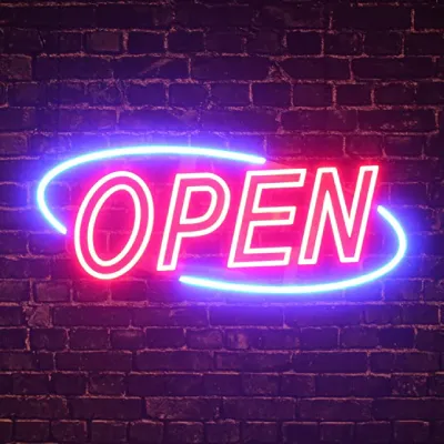 Light Bulb Neon Sign 2