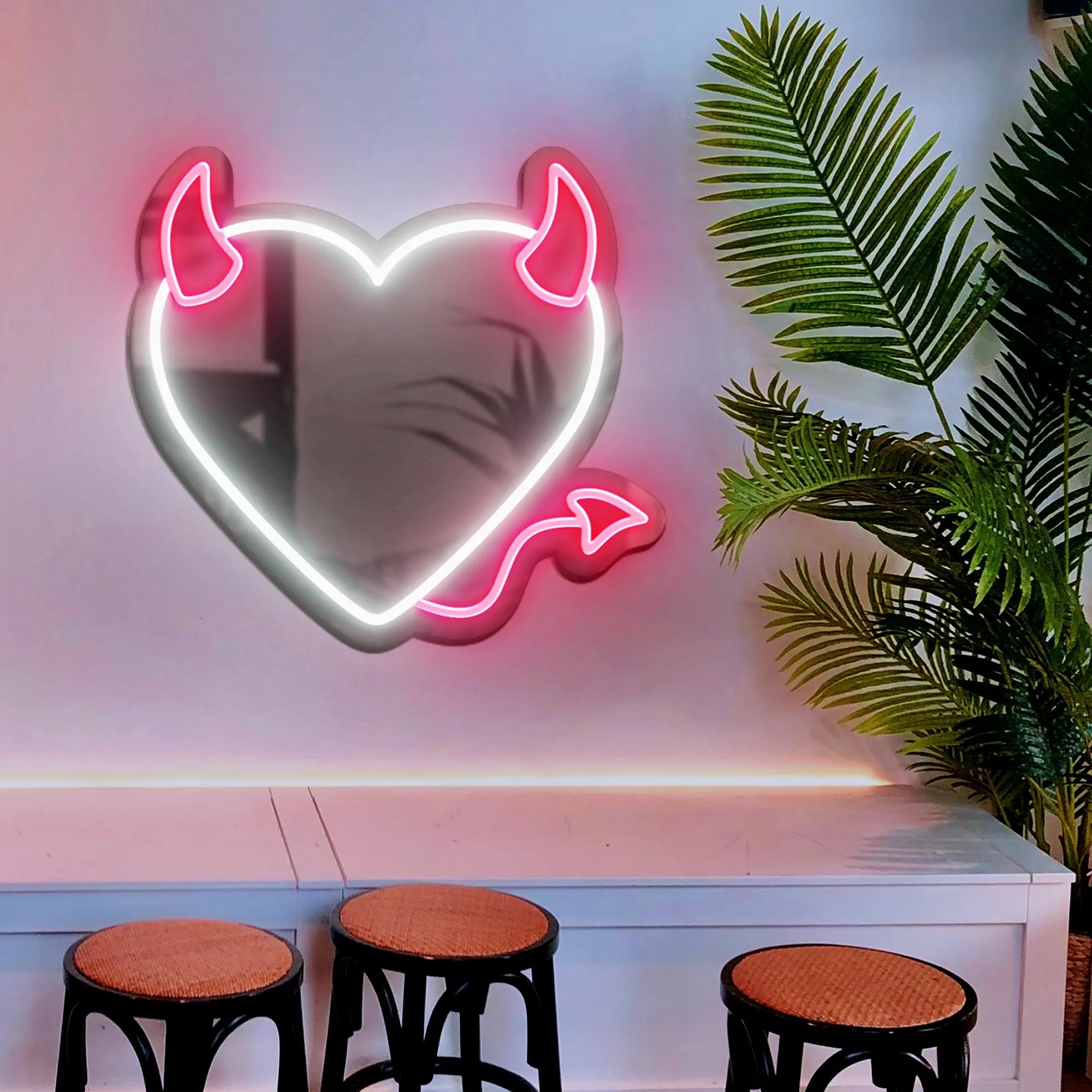 Hello Kitty Light Mirror | Neon Sanrio makeup mirror 5