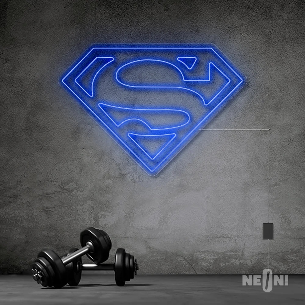 SUPER MAN NEON SIGN . 2